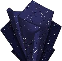 Vista 8 de Papel de seda blanco con purpurina para bolsas de regalo, 36 hojas de 14 x 20 pulgadas, papel de regalo reciclable para bodas, cumpleaños