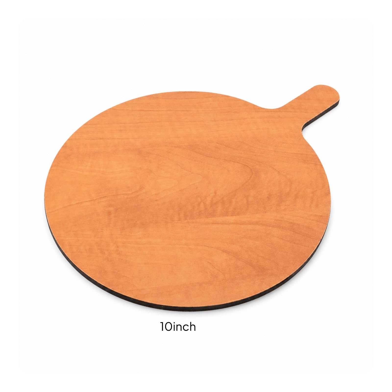 Pizza Serving Board Tagliere Pizza Rotondo Asse da Taglio Vassoio da Portata in Fibra di Legno Maneggevole E Sottile per Affettare E Porzionare Adatto a Uso Domestico Pizzeria Eventi
