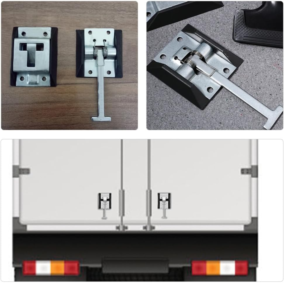 4sets Rv Door Holders Cargo Trailer Door Latch for Easy Installation Campers and Trailers Enhanced Security for Trucks and Containers