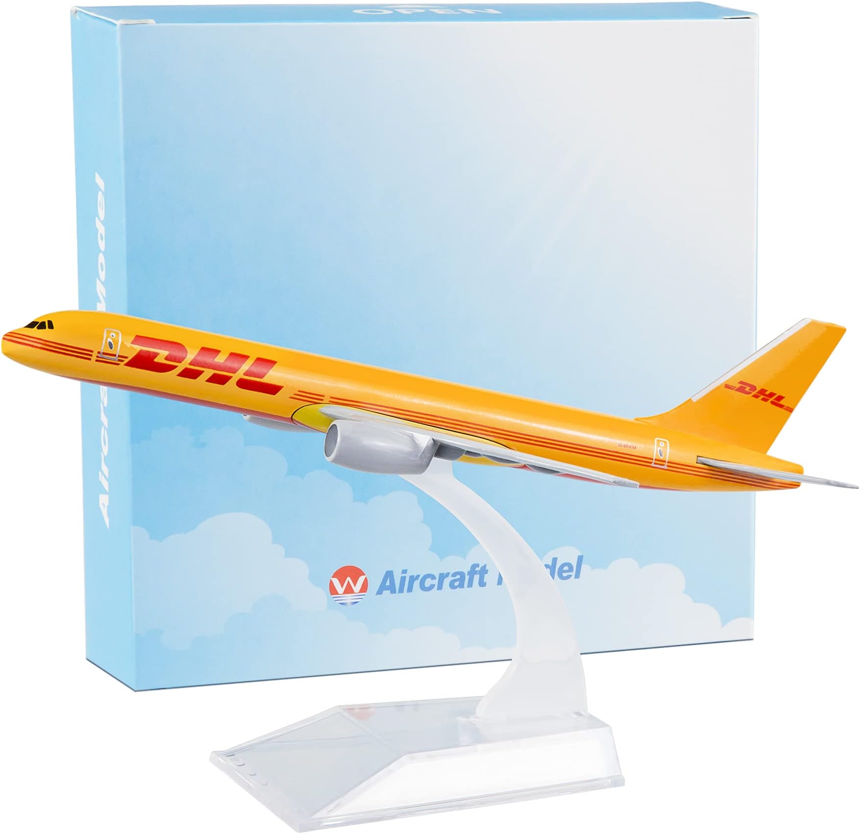 Model Airplane 1:400 Scale Diecast Planes Model DHL 757 Model Aircraft Model for Birthday Gift