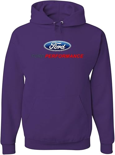 Miniatura 3 de Tee Hunt Sudadera Ford Performance con capucha Ford Mustang GT ST Racing Negro