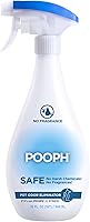 Pooph Pet Odor Eliminator Spray 32oz - Molecular-Level Odor Removal for Urine, Poop, Dogs, Cats on Furniture & Carpets