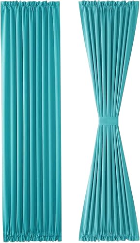 Miniatura 274 de DWCN Cortinas para puerta francesa: cortina térmica con bolsillo para barra para puertas con ventana de cristal, puertas de cocina y patio