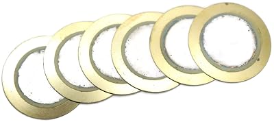 Electronic Spices 27 MM Piezo Ceramic Elements Sounder Sensor Trigger Drum Disc + Wire Copper Piezoelectric Buzzer Coppe