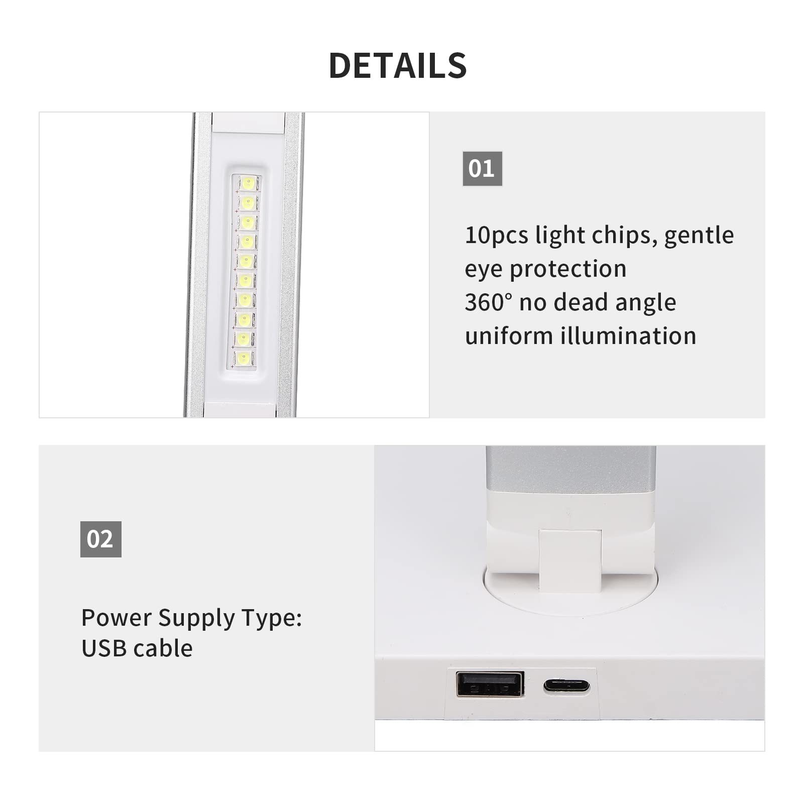 Lampada LED UV Pieghevole per Unghie in Gel - Essiccatore Rapido con Cavo USB