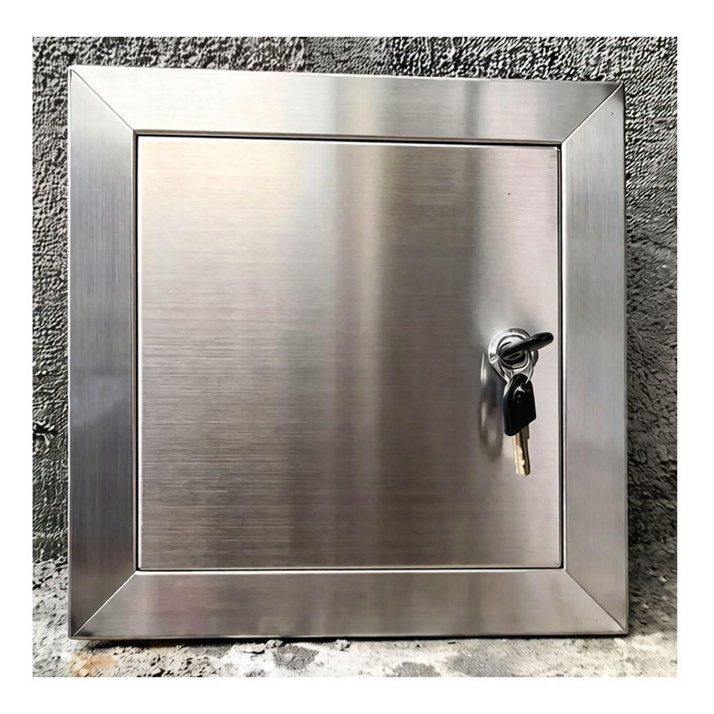 Trappe d'accès pour cloison sèche en métal 59.5x59.5cm avec verrou rotatif mural