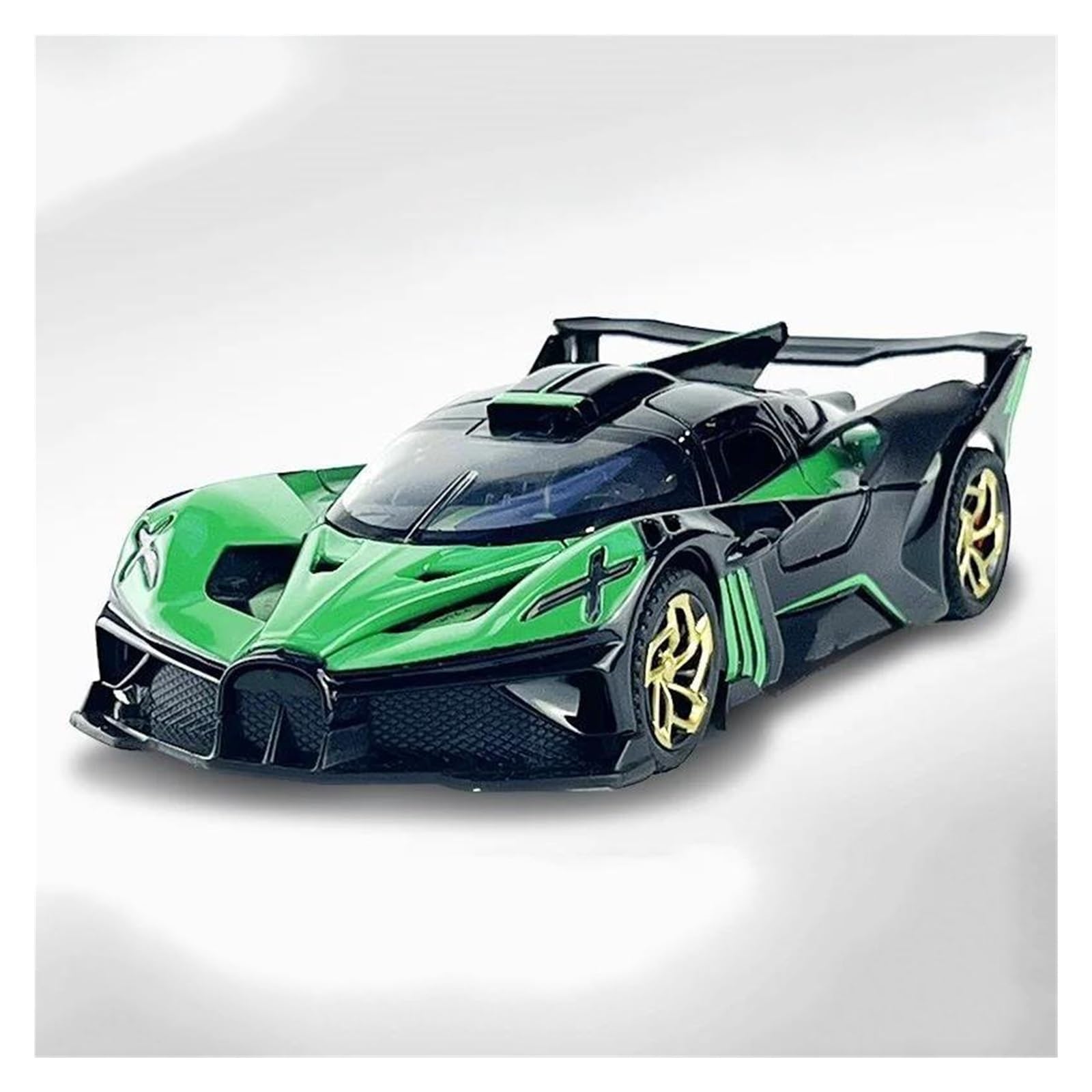 Mocalux Green Scale Die-Cast Model Car For Bugatti For Bolide Diecast Model Car