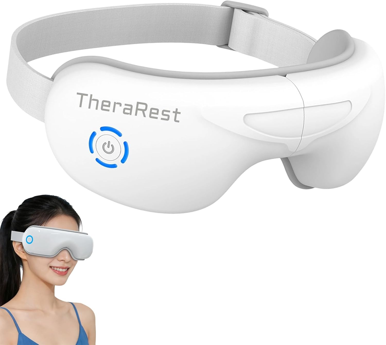 Eyemask, Therarest Deep Sleep Pro, TheraRest Foldable Sleep Mask with Heat and Cooling, for Relaxing, Birthday Gift for Men & Women (1 PCS)