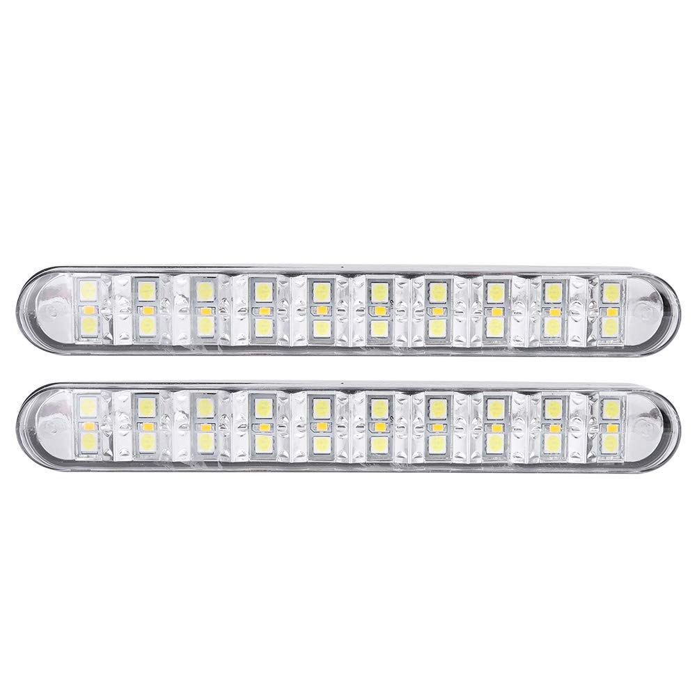 Światła do jazdy dziennej, światła do jazdy dziennej Led, akrylowe światło Led 5050 30led podwójne kolory światła do jazdy dziennej Drl Turn Lamp Fit for Car