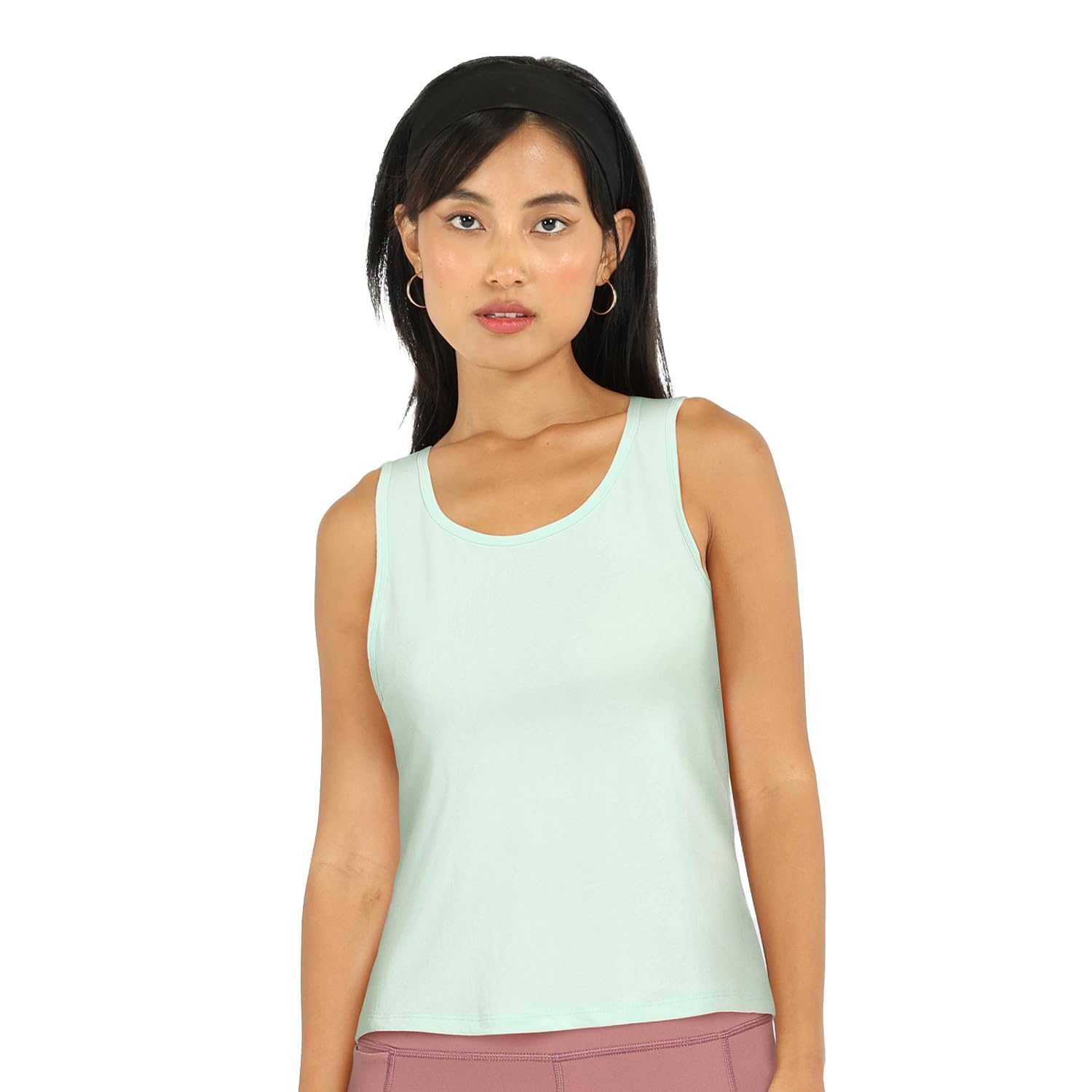 blissclub Step Up Tank | Two Layer Fabric | Modal-Polyester | Sleeveless | Sweat-Wicking-picture-14