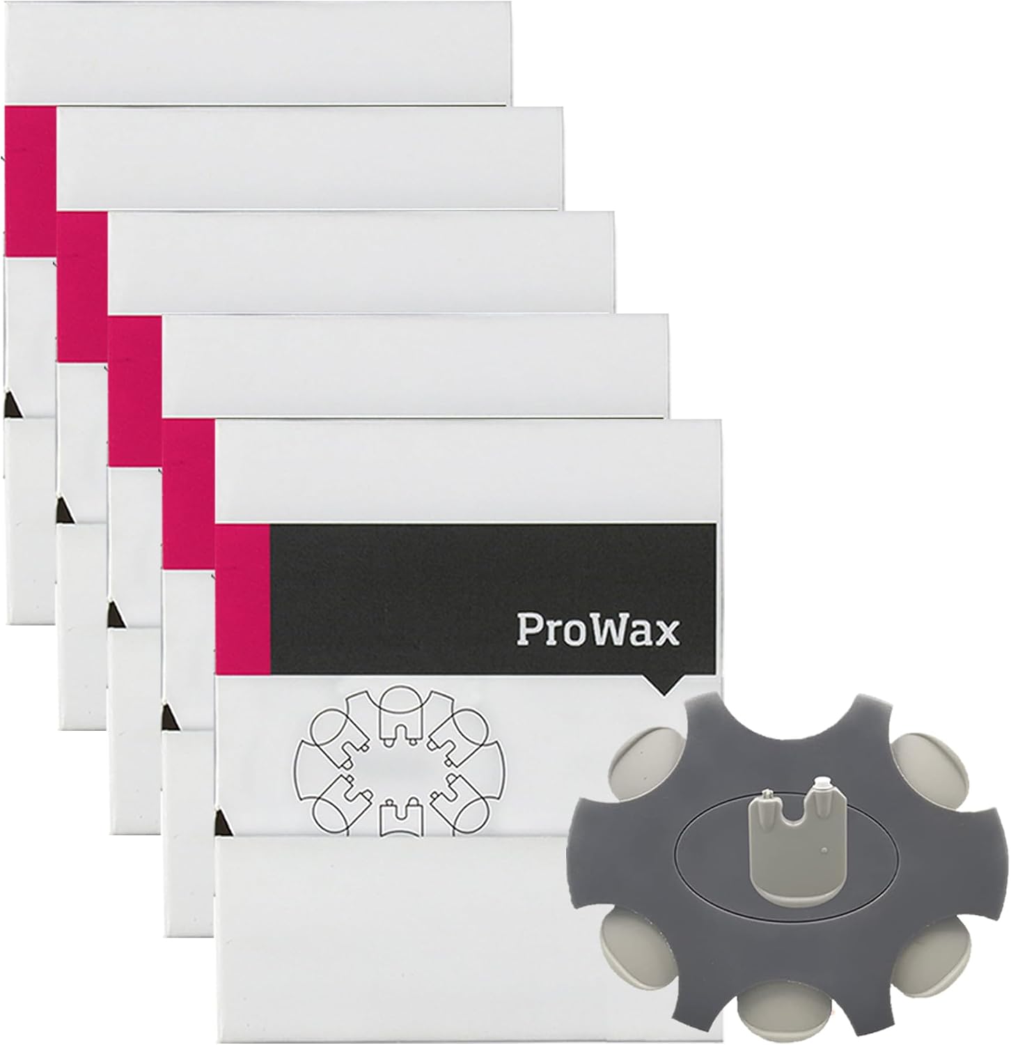 (30 Pcs)Wax Guard Filter for Oticon Prowax Hearing Aid Supplies, Oticon Prowax Hearing Aids Replacement Parts Cleaning Kit Accessories, Suitable any Brand Power Receiver Mold Speaker 100,105dB(5 Pack)
