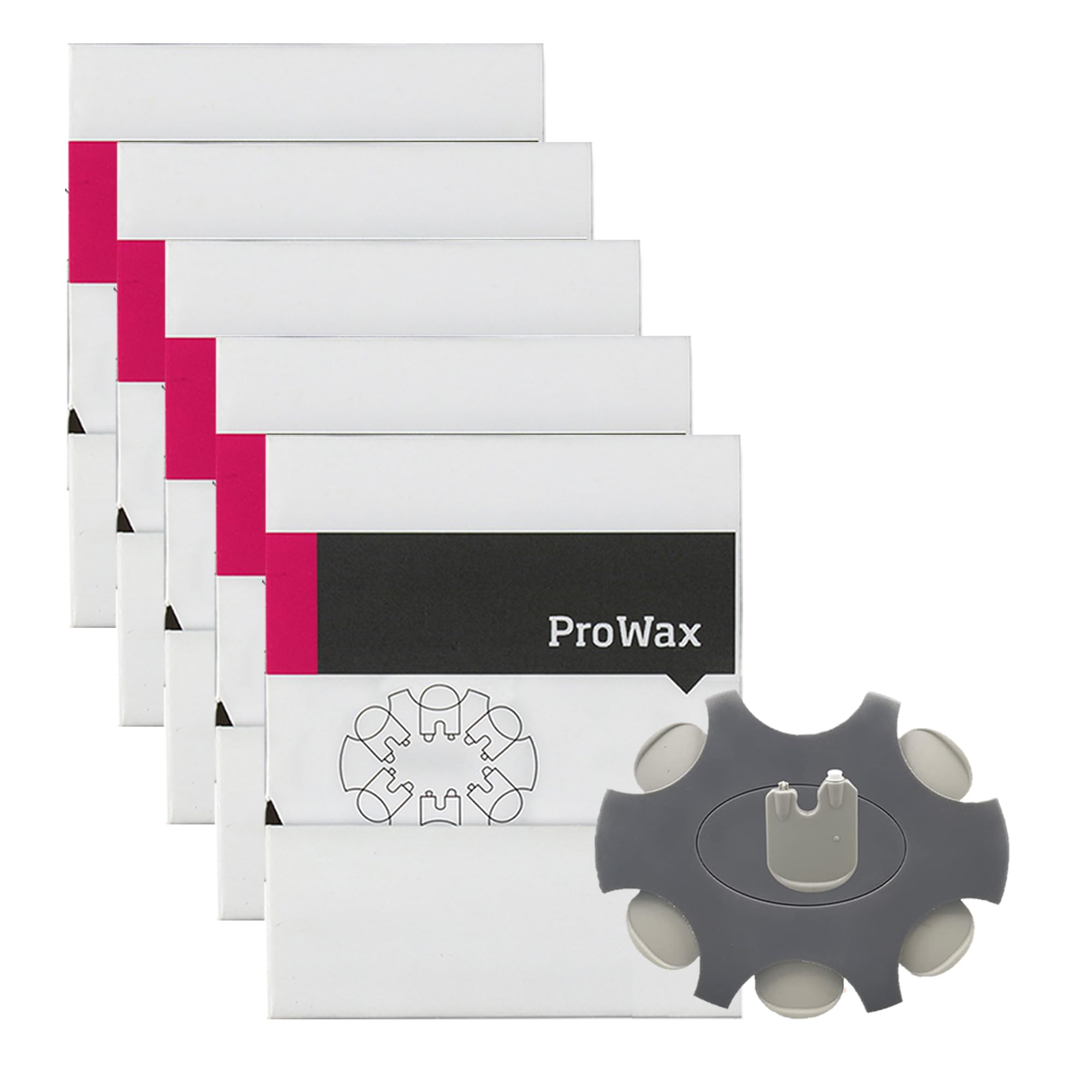 (30 Pcs)Wax Guard Filter for Oticon Prowax Hearing Aid Supplies, Oticon Prowax Hearing Aids Replacement Parts Cleaning Kit Accessories, Suitable any Brand Power Receiver Mold Speaker 100,105dB(5 Pack)