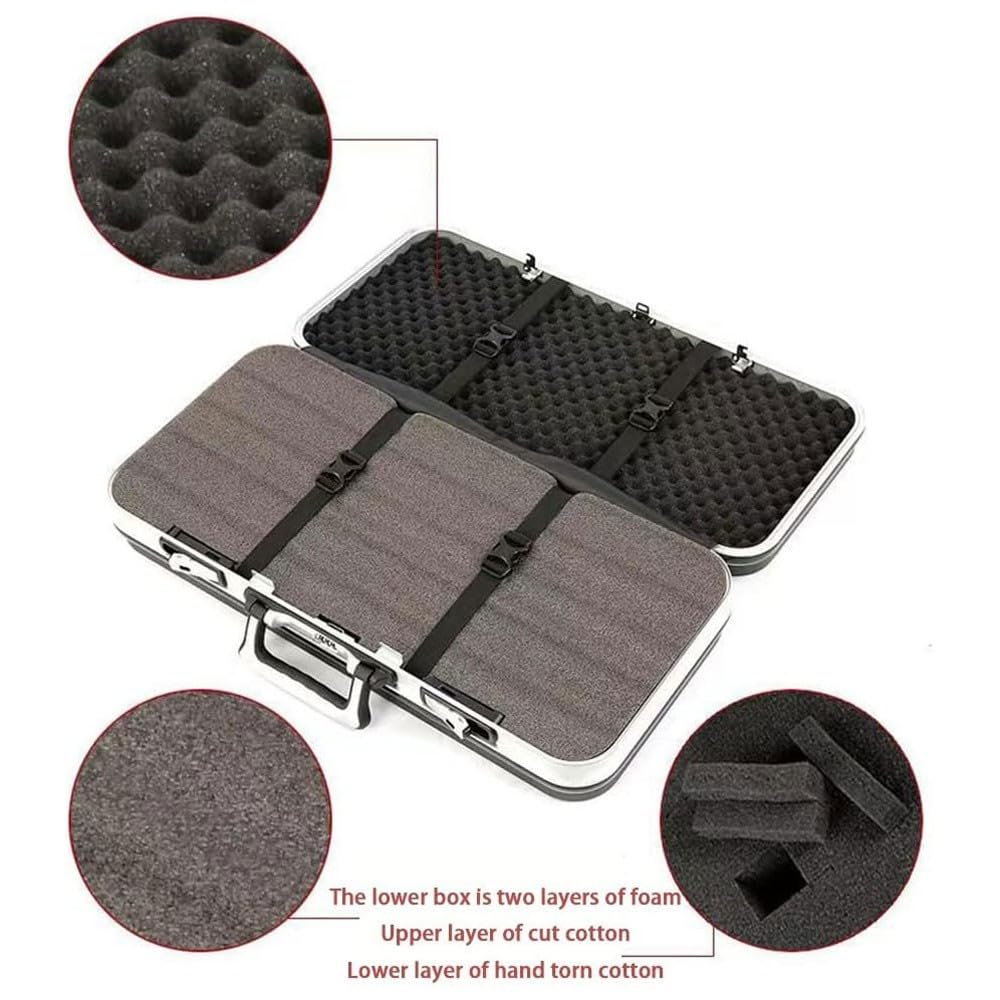 Maleta de Aluminio para Armas y Rifles con contraseña 90cm