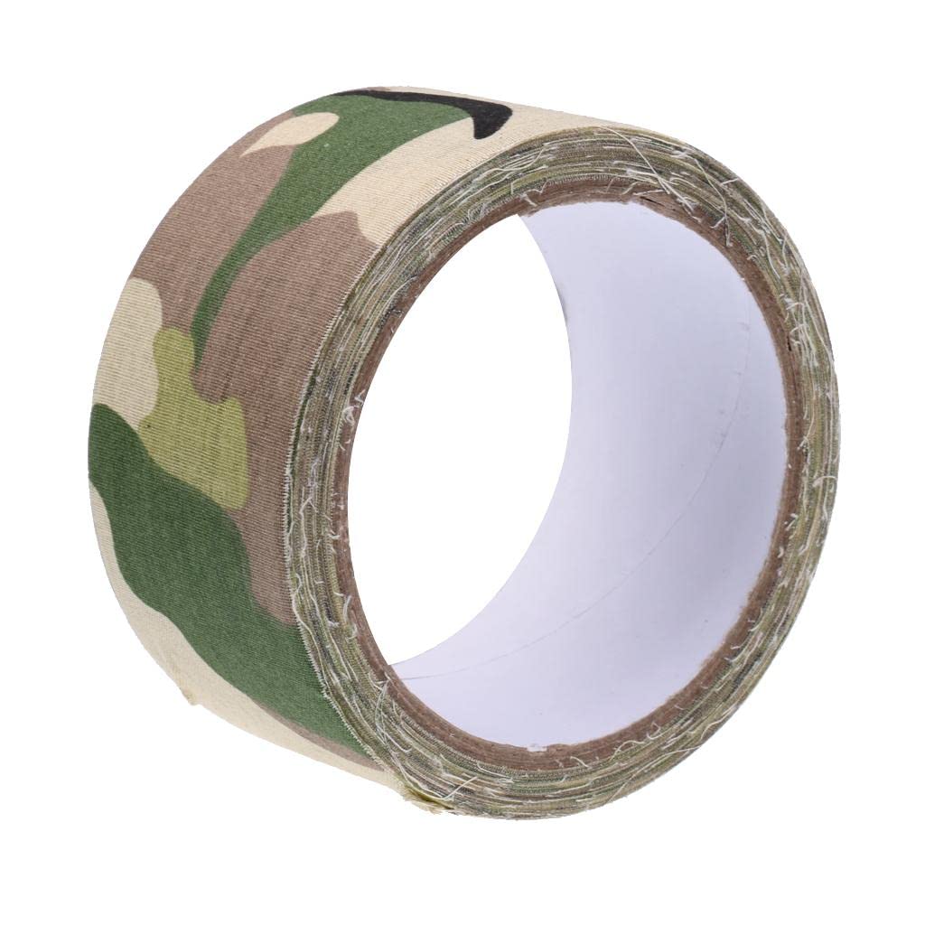 Shivam Trade 10m 4.9cm Camo Adhesive Tape Waterproof Cloth Tape Hunting Accessory CP Camo (54015952ST)