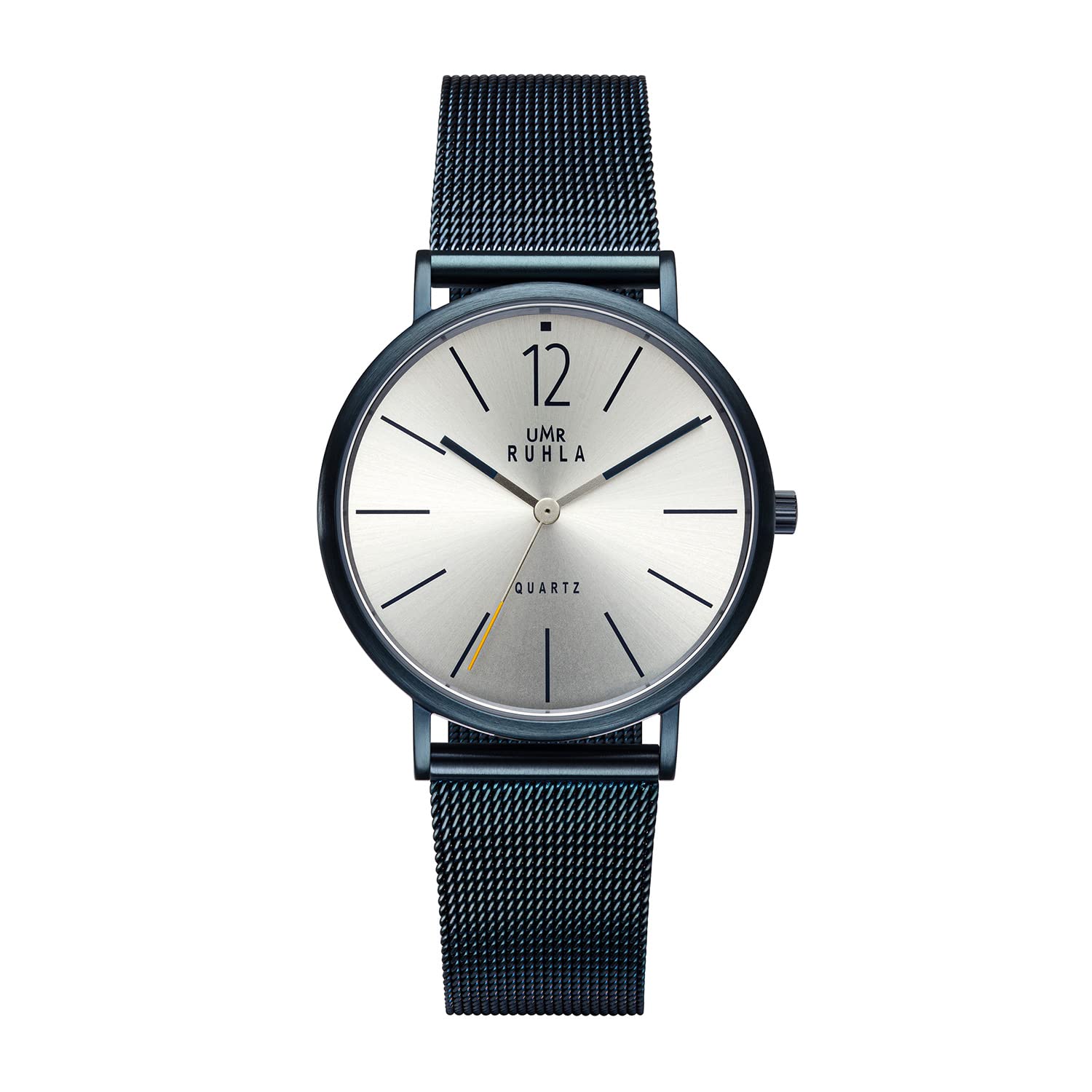 UMR RUHLA Orologio Sportivo Al Quarzo - Cassa Acciaio Inox, Cinturino Silicone, Impermeabile 10 ATM, Giorno/Data - 4