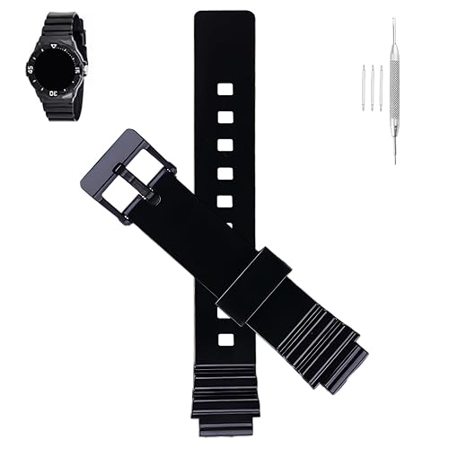 Resin watch Band Replacement Fit for Casio Women's LRW200H Watch