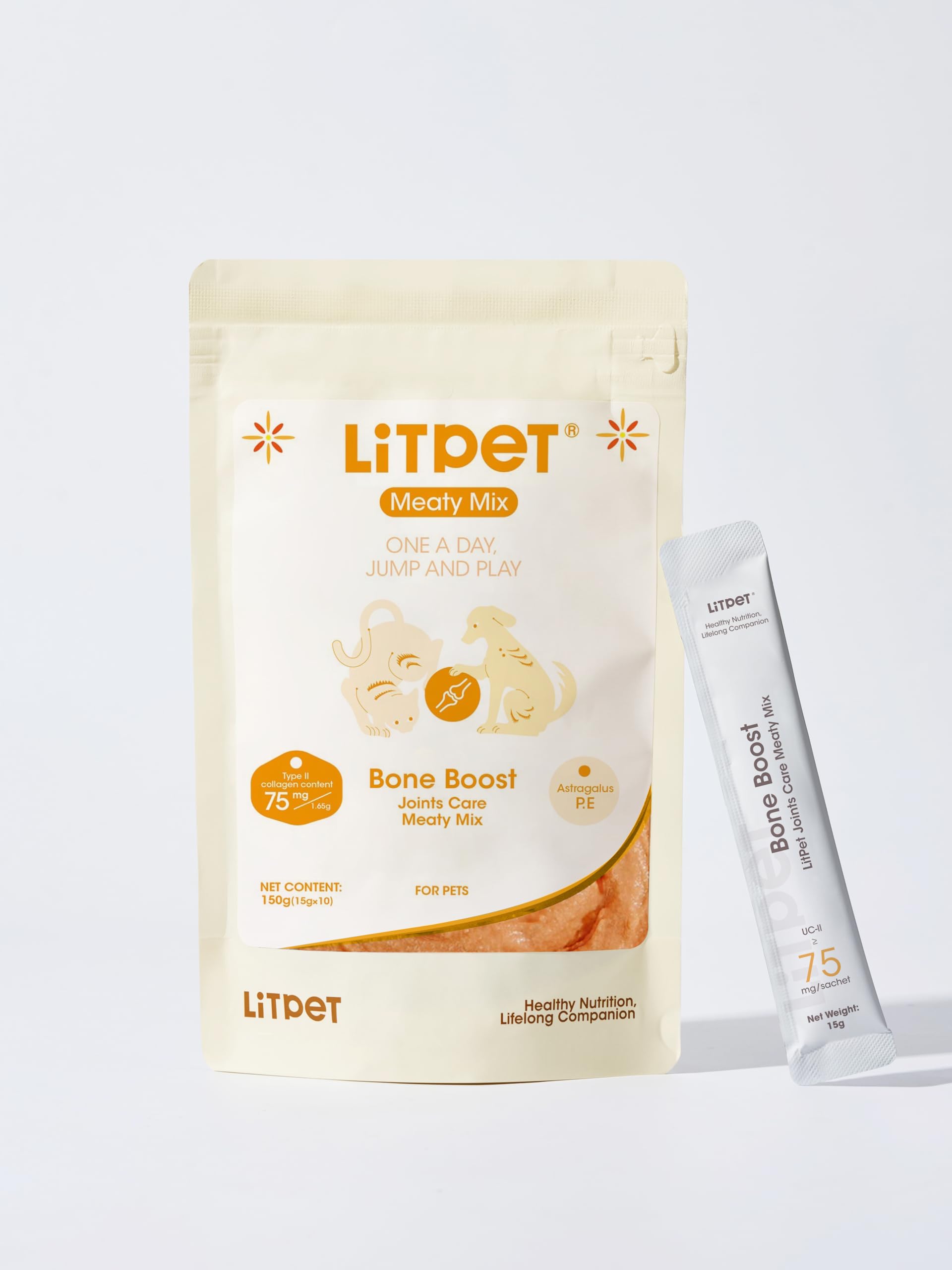 LitPet Bone Boost Meaty Mix -Joints & Mobility Support for Cats & Dogs