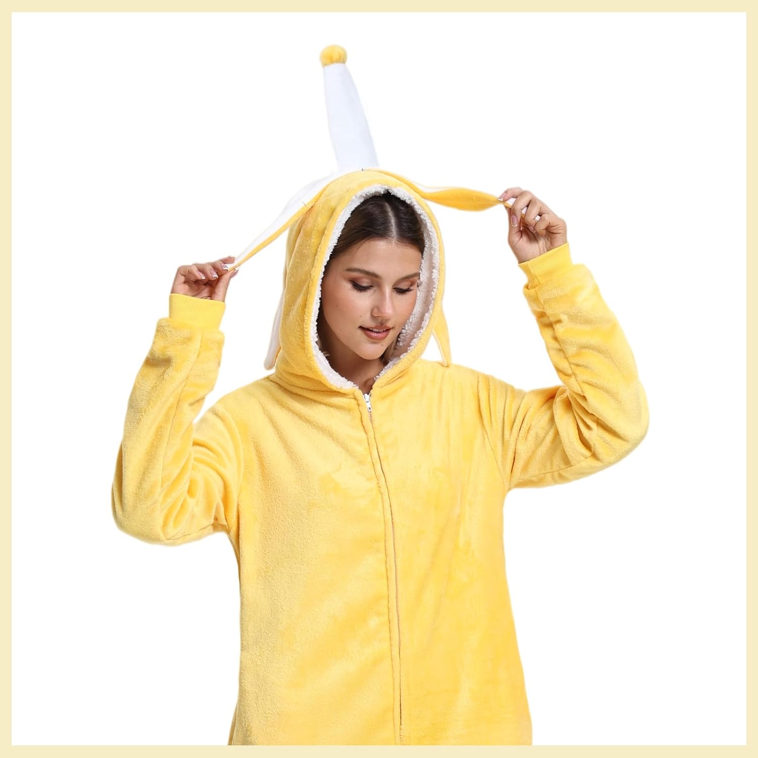 NEWCOSPLAY Unisex Adult Onesie Pajamas Animal One Piece Costume Cosplay Sleepwear - Image 2