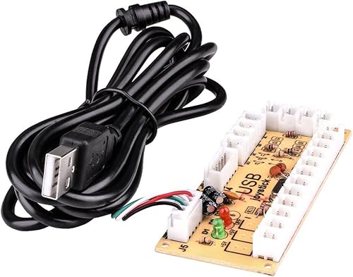 Miniatura 3 de Zero Delay Arcade USB Encoder PC a Joystick para Mame Jamma y otros juegos de lucha PC QR05