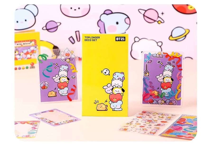 BTS 防弾少年団 BT21 TXTカップホルダー セット BTS 防弾少年団 BT21 公式グッズ CARD HOLDER SCHOOL カード