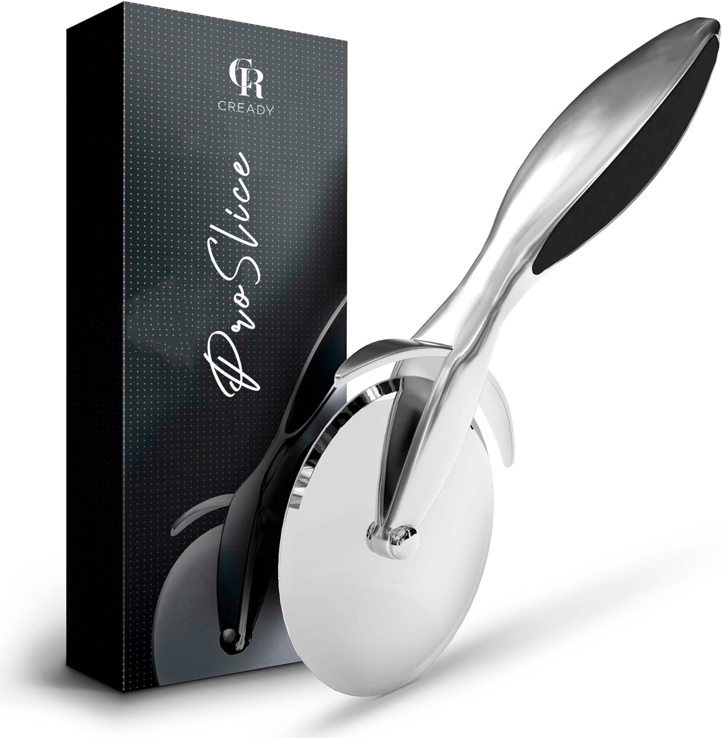 CREADY Proslice | Premium Pizza Cutter | Professional Stainless Steel Pizza Cutter | Pizza Cutter with Anti-Slip Handle | Pizza Cutter | Maximum Performance Pizza Cutter
