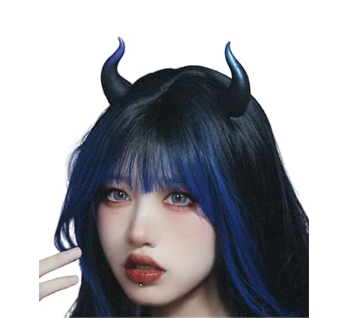 Horquilla de diablo gótica oscura, cuernos de fantasma, horquilla, borde de horquilla, calavera, mariposa, murciélago, oreja, disfraz de Halloween, Horquilla de diablo gótica oscura, cuernos de fantasma, horquilla, borde de horquilla, calavera, mariposa, murciélago, oreja, disfraz de Halloween,