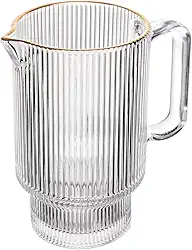 WOLFF - Jarra de Cristal com Fio de Ouro Lines 900ml