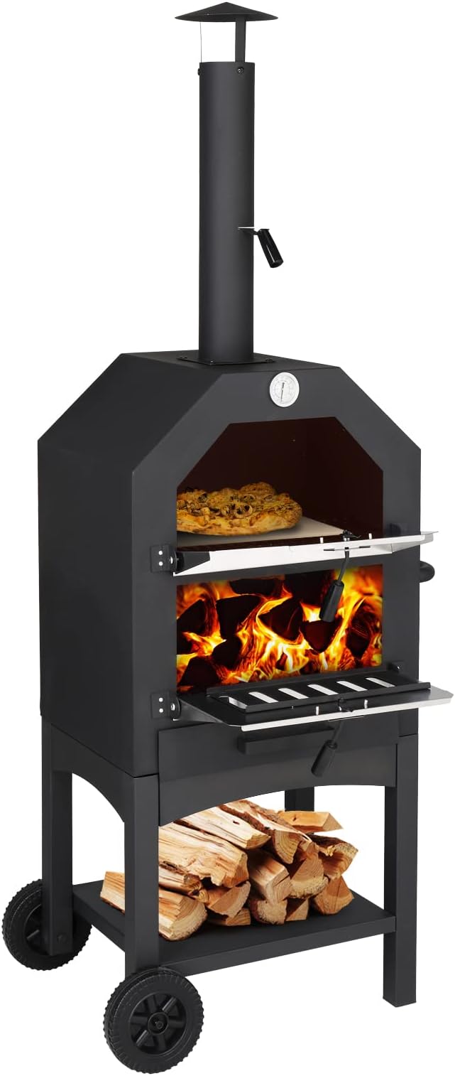 Pizza Oven Propane Outdoor Flame King Propane Gas Pizza And Food