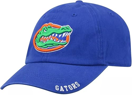 University Florida Classic Edition - Gorra bordada con logotipo de equipo ajustable de Gators