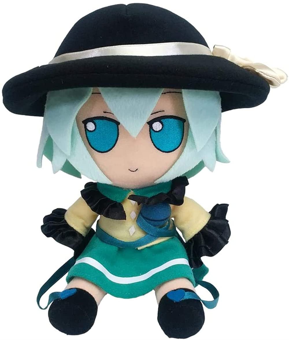 Marisa Komeiji Koishi Hakurei Reimu Hon Meirin Hata no koko Cosplay Plush Doll Stuffed Toys (Komeiji Koishi) - Komeiji Koishi