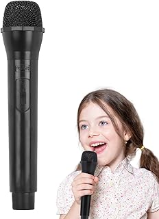 Jorzer Karaoke Machine Microphone Toy Prop Eurovision Song Contest Simulated Microphone Pretend Toy For Costume Stage Mic Party Favors Style 1