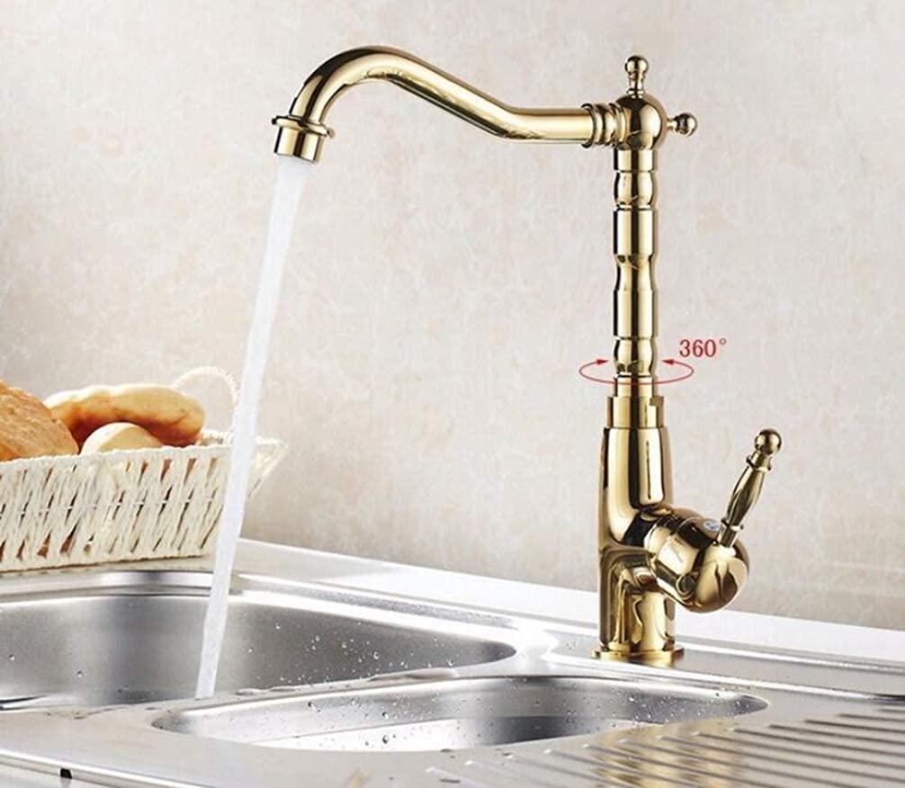 Kinaree Badarmatur Retro Messing Wasserhahn TILUM Messing, gebürstet