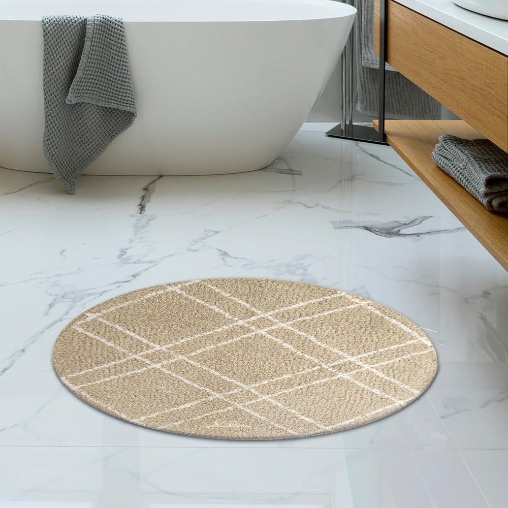 Tappeto Ciniglia E Cotone Per Il Bagno, Antiscivolo - Foto 4