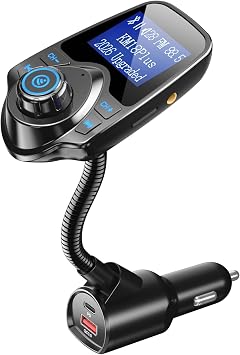 Nulaxy Bluetooth FM Transmitter, Widely Compatible with Various Car Models