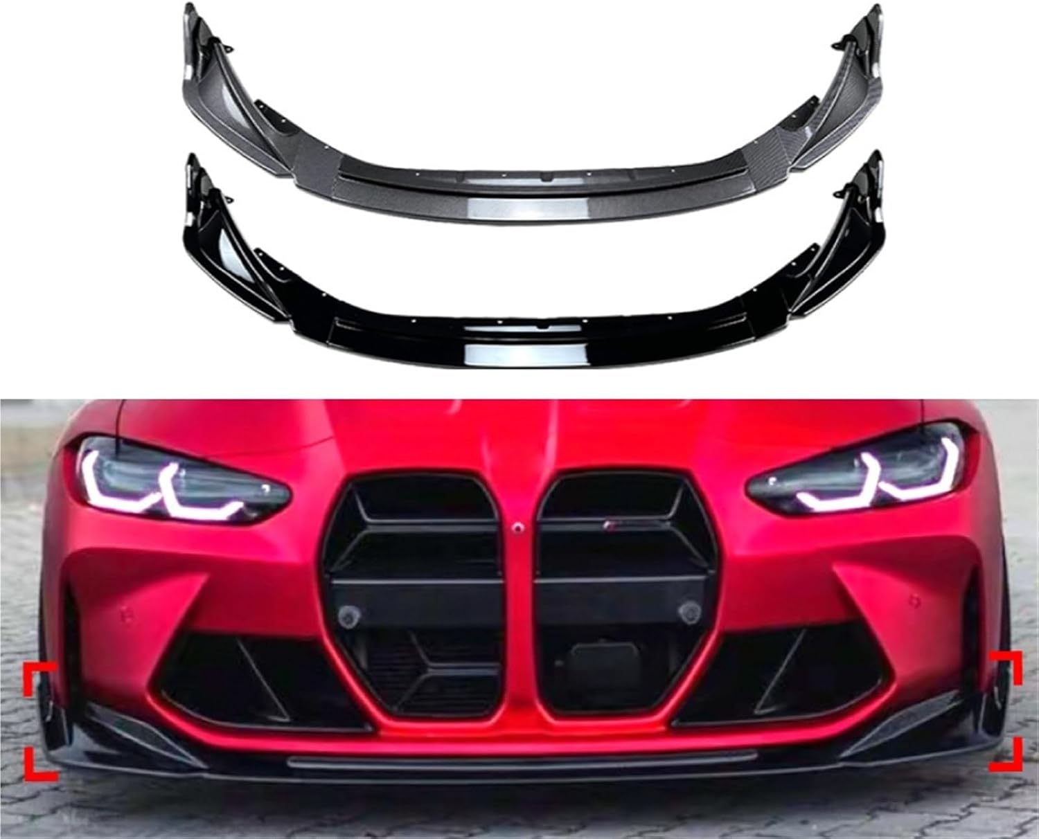 Front Lip Spoiler Car Styling Auto Accessories Tuning image 2