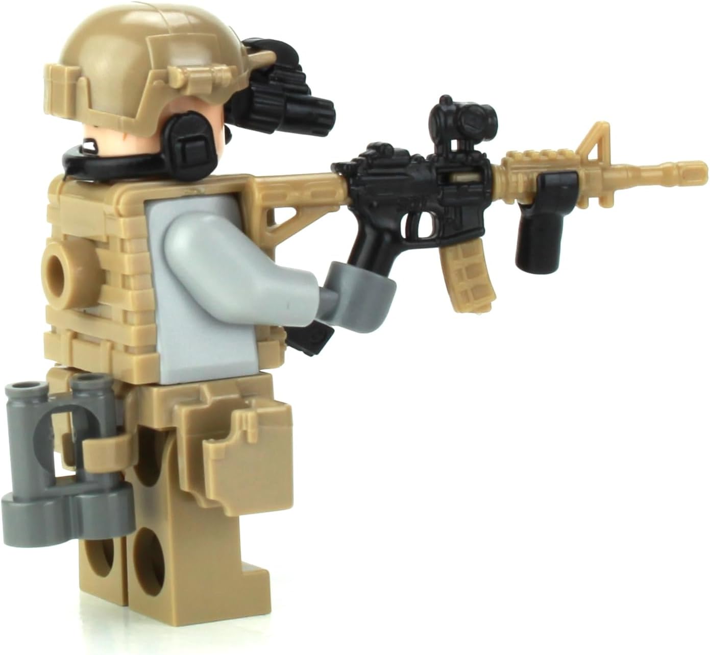 Battle Brick 1.6 Inches Tall CCT Air Force Special Operations Value Custom Minifigure | Genuine Military Minifig | Packaged in The USA | | Great Gift for Ages 8+ to Adult AFOL