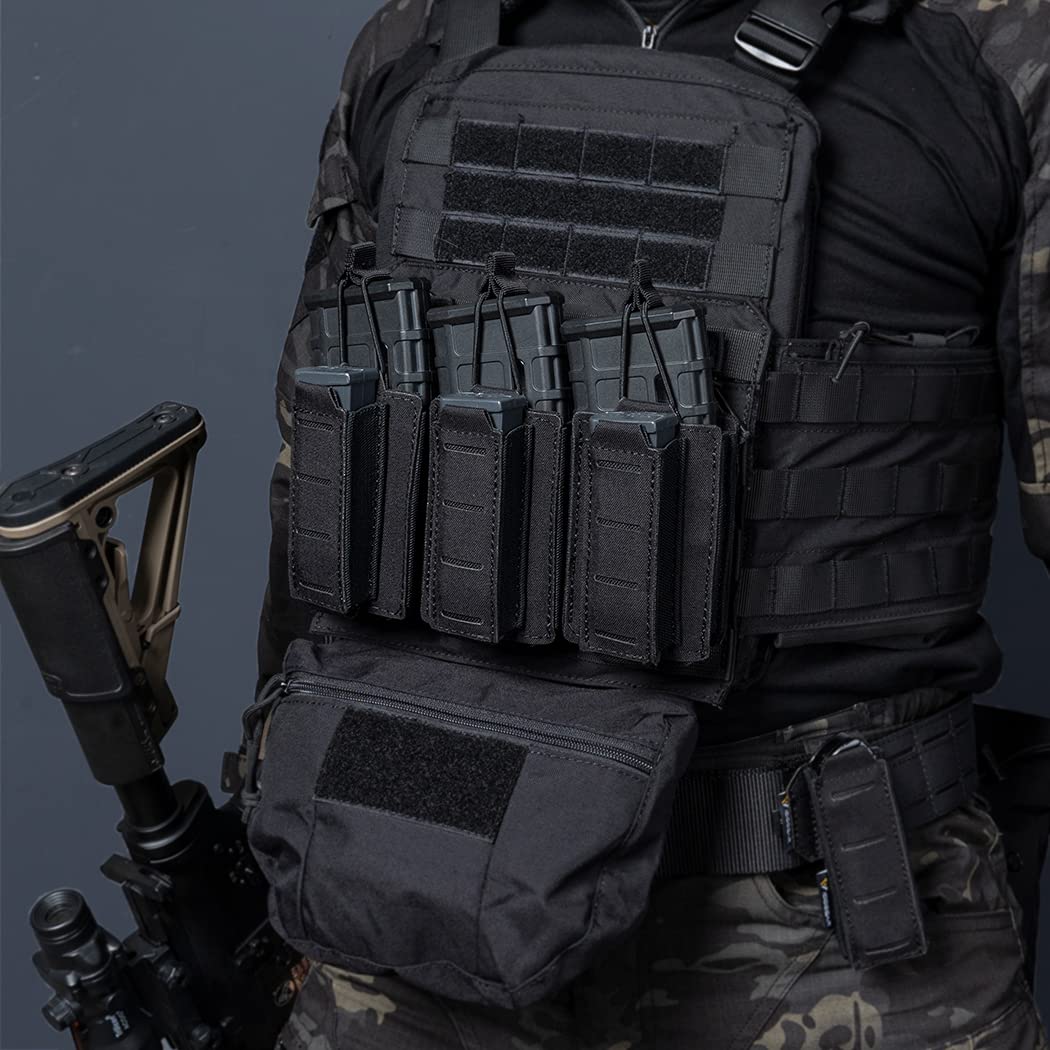 IDOGEAR Triple Mag Pouches Kangaroo Magazine Pouch for 5.56mm Rifle