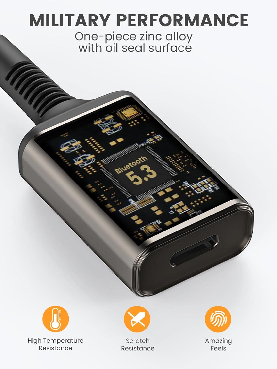 MaedHawk BTR005 Bluetooth Aux Adapter 5.0 Receiver Bundle with BTR007 5.3 Aux Bluetooth Adapter for Car Brand: MaedHawk : Electronics