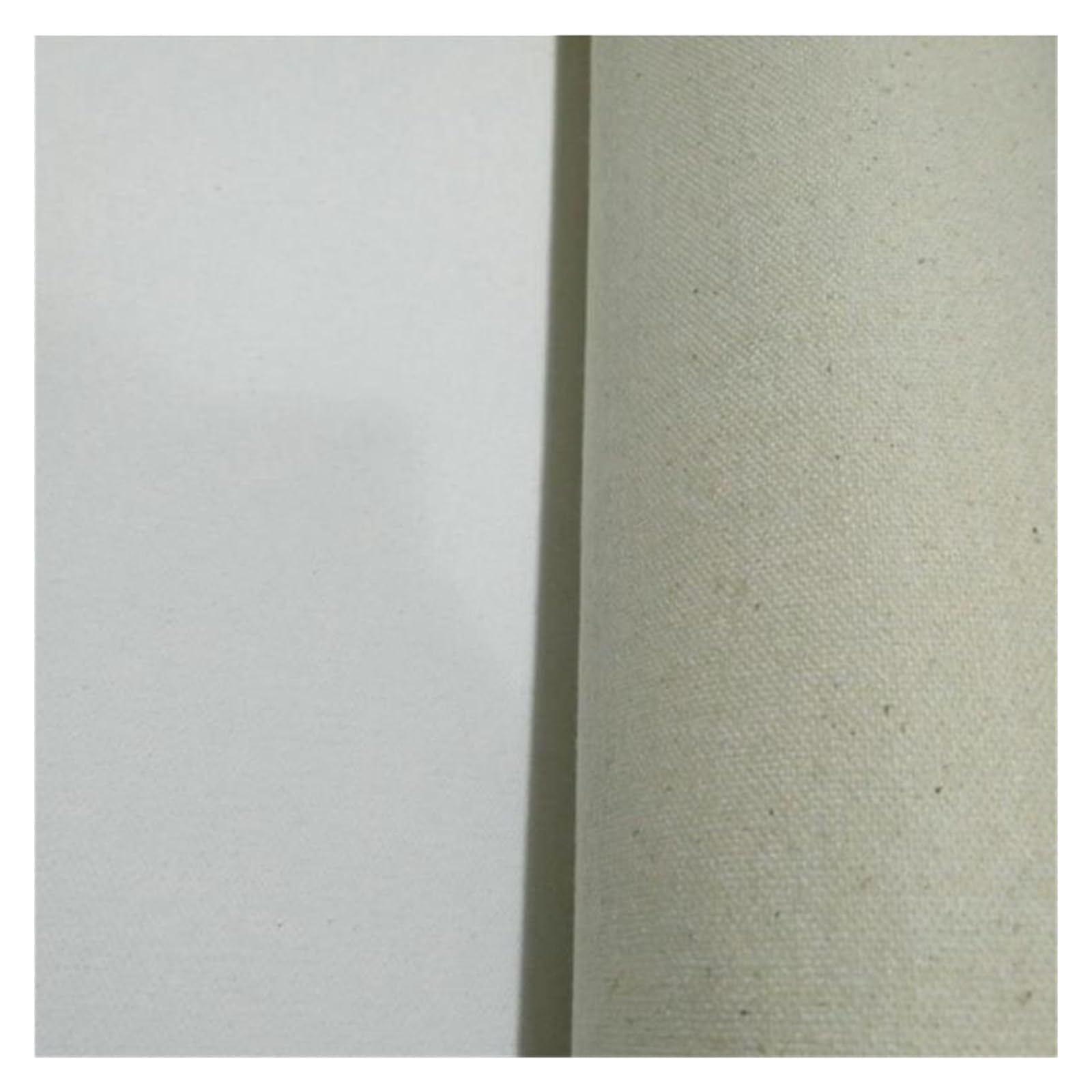 Rollo De Lona En Blanco Lienzo en blanco de pintura de calidad de mezcla de lino de 400 g/m² for rollo de 30/40/50 cm de ancho pintado a mano Rollo Lienzo (Color : 50cm x 5m)