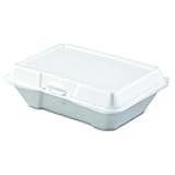 Dart 205HT1 All Purpose Perforated Foam Hinged Container, 9 X 6 Inches (Case of 200)
