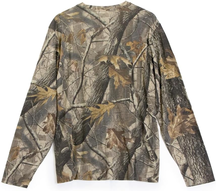 Realtree Men’s Long Sleeve Button Down Camp Shirt – Midweight, Cotton, Breathable Outdoor Shirt for Hunting and Fishing - Image 2