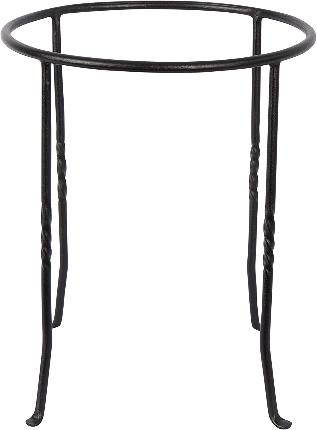 INDIAN DECOR . 29644 Ring Wrought Iron Metal Plant birdbath Bowl Stand Flowerpot Holder, Planter Stand Black (B085RC6F2V) Amazon Price History, Amazon Price Tracker