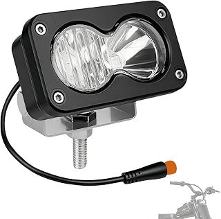 Ebike Baja Light for Ridstar Q20,IP67 Waterproof 3 Pin Plug,20W 6000-6500K | Compatible with Ridstar Q20 Lite/Q20 Pro, Ebike, Motorcycle & ATV