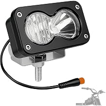 Ebike Baja Light for Ridstar Q20,IP67 Waterproof 3 Pin Plug,20W 6000-6500K