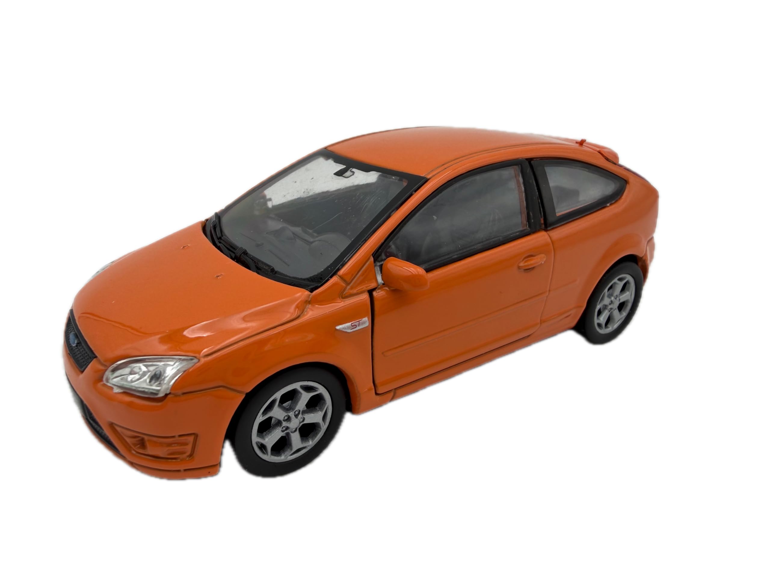DROMADER Ford Focus ST model car 1:39, orange - Detailed collector's model Welly | Miniature vehicle