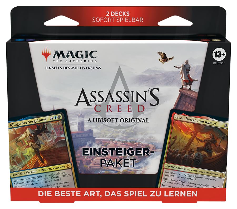 BB-Toy-Trades Magic Beyond the Multiverse: Assassin's Creed Starter Pack (2 Starter Decks) German Original Packaging