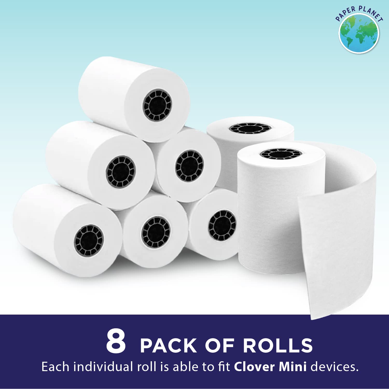Papel para Clover POS (Clover Mini - 8 rollos)