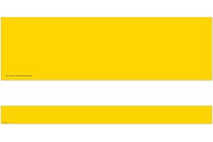 Teacher Created Resources Yellow Gold Straight Border Trim (5791)