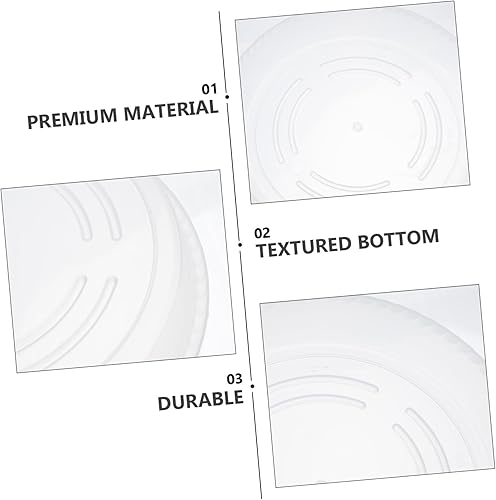 Miniatura 9 de Yardwe 15 macetas para plantas de interior, macetas para suculentas, bandeja redonda, bandeja para plantas suculentas, macetas, salchichas, macetas