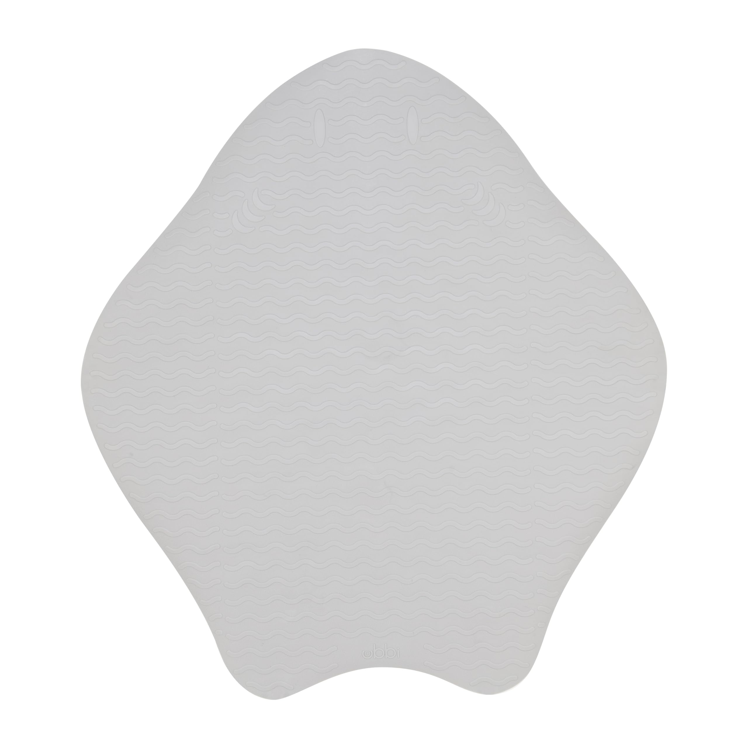 Ubbi Stingray Bath Mat for Baby Non-Slip, Powerful Suction Cups, Baby Bathtub Time Essentials, Grey, 76 x 69 cm (Stingray)
